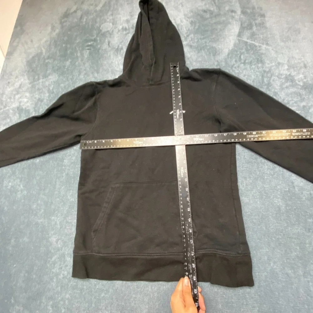 Nike Air Jordan Hoodie Men XL Black Fleece Lined Kangaroo Pocket Ribbed Pullover